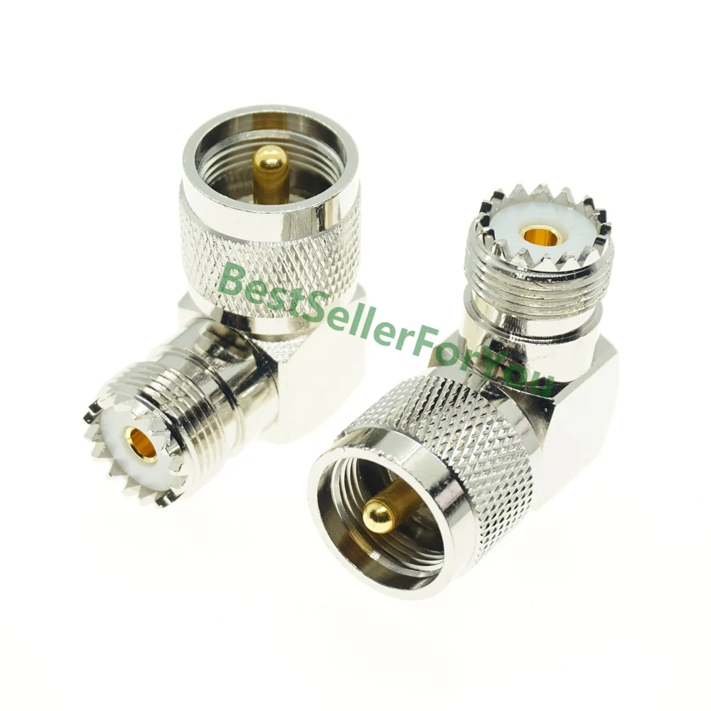 Coaxiale kabelconnector BNC-stekker naar UHF SO239 PL-259 vrouwelijke jack kabeladapter 2 stuks coaxiale adapter BNC coaxiale connector voor radioscanners