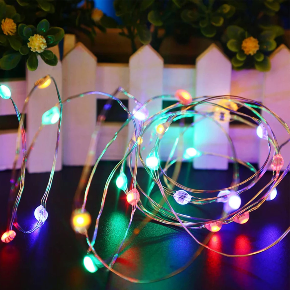 3M 5M 10M 20M RGBW łańcuchy świetlne zdalna zmiana koloru Twinkle Lights Timer boże narodzenie inteligentne oświetlenie lampki świąteczne dekoracje