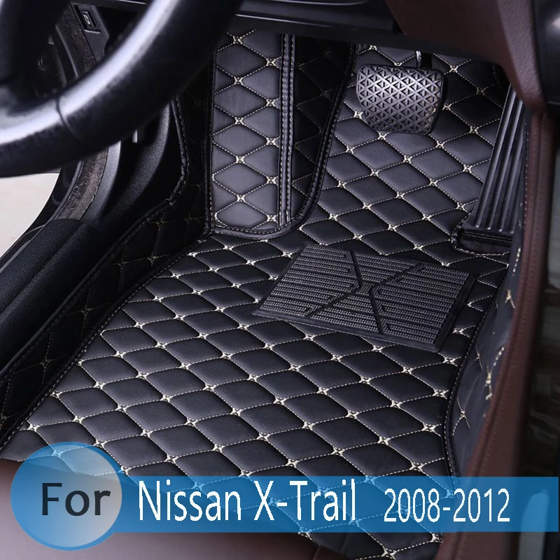 

Custom Carpets Auto Interior Leather Accessories Car Floor Mats For Nissan X-Trail T31 2008 2009 2010 2011 2012 Xtrail