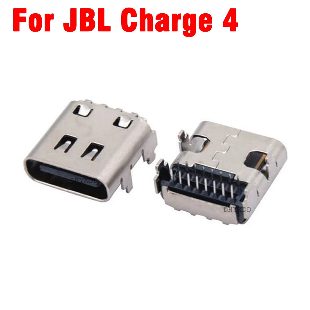 100X For JBL CHARGE 4 5 Bluetooth Audio Tail Plug Wireless Portable Small Speaker Charging Port Type-C 16p USB Female Connector