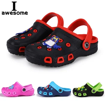 Kids Cartoon Garden Clogs 1