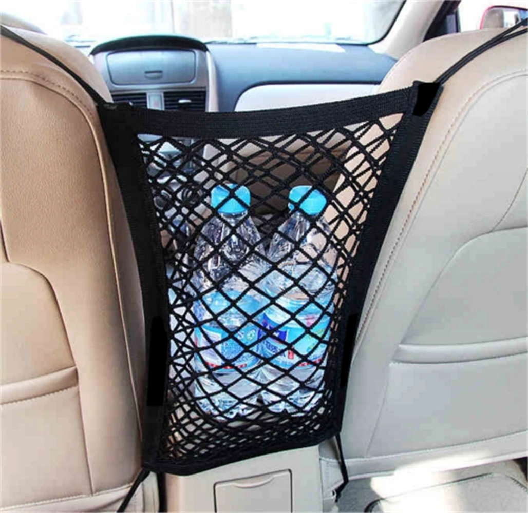 High Quality Car Truck Storage Luggage Hooks Hanging Organizer Holder Seat Bag Mesh Net Fit For Honda Toyota Nissan Mitsubishi