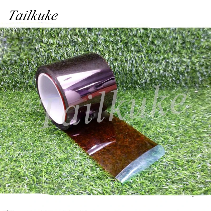 Brown high temperature resistant pure film without viscous golden finger PI polyimide film without viscous 0.125 MM thickness