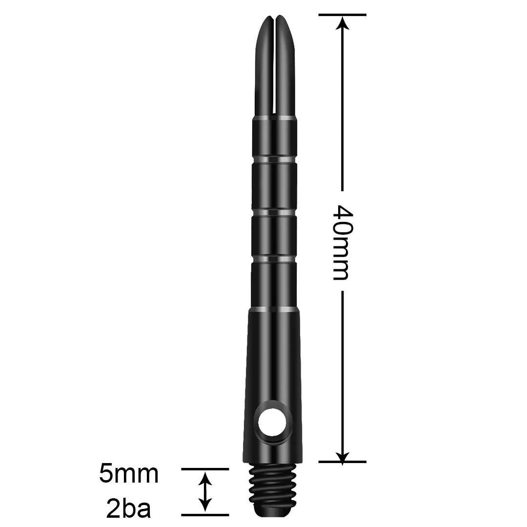 CyeeLife 9Packs Darts Shafts Aluminium Pro Shafts Short,2BA Dart Accessories kit 5 Colors 40mm+5mm