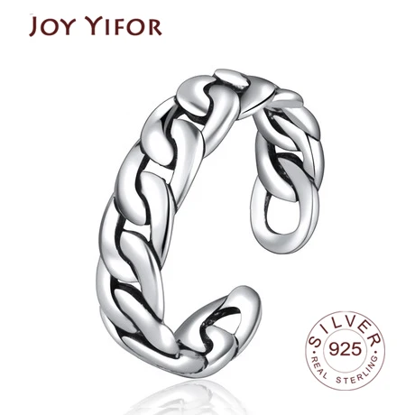 Bague de fête empilable en argent regardé 925 pour femme, cadeau de bijoux fins originaux, 9 styles, offre spéciale