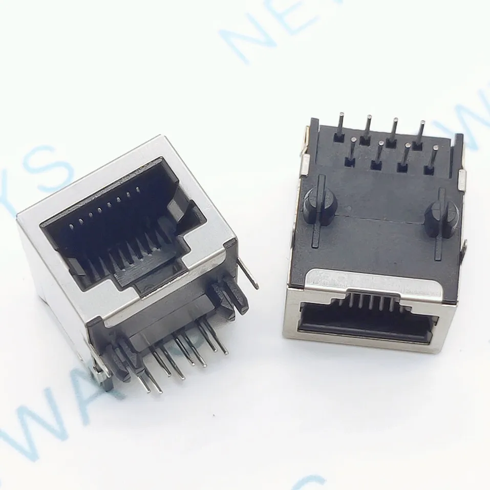 50Pcs/Lot Network Interface Rj45 Socket Female Cable Socket 18*13Mm High