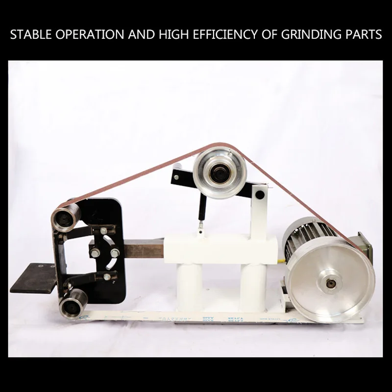 220v/380v multifunctional vertical belt sander household sharpener home diy small aluminum burr polishing machine