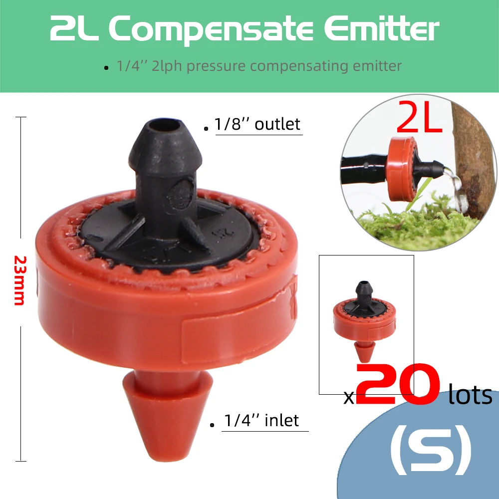 MUCIAKIE 24 Types Garden Irrigation Watering Sprinklers Micro Spray Nozzles for Self-Watering System Hanging Fogger Greenhouse