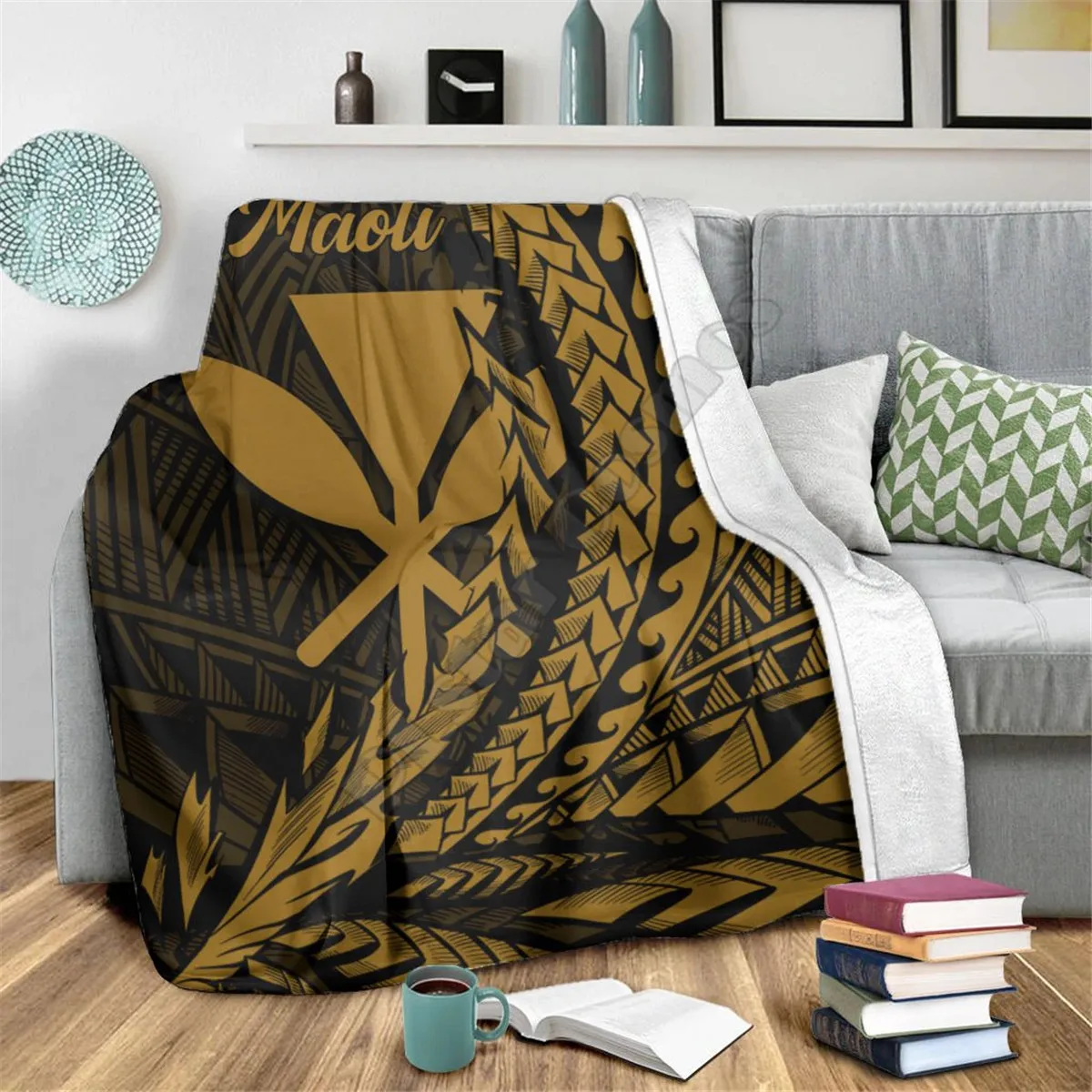 Hawaii Kanaka Maoli Premium Blanket Wings style 3D Printed Wearable Blanket Adults/kids Fleece Blanket Sherpa Blanket