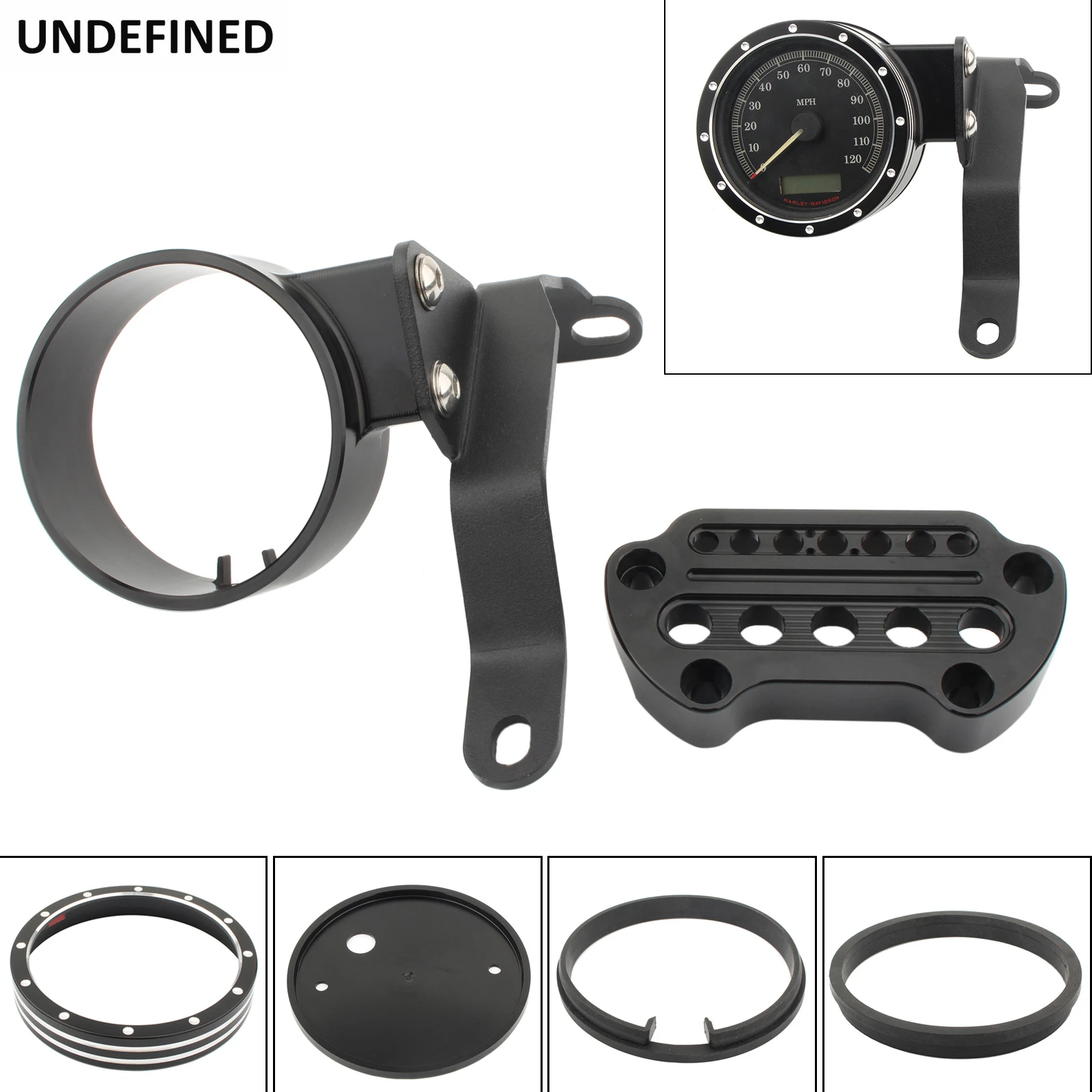 Motorcycle Instrument Bracket Speedometer Bracket Housing Side Mount Relocation Cover Fit For Harley Sportster 883 XL  2004-2020