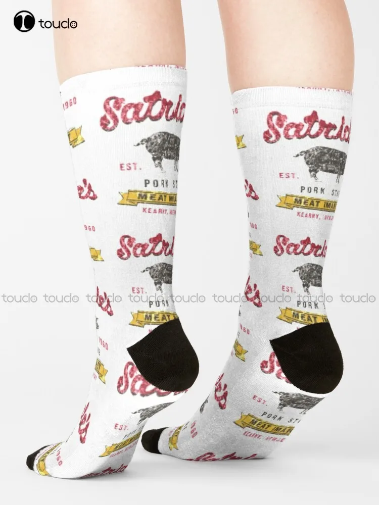 Satriale'S Sopranos Meat Pork New Nj Mafia Tony Soprano The Sopranos Socks Hiking Socks Men Unisex Adult Teen Youth Socks