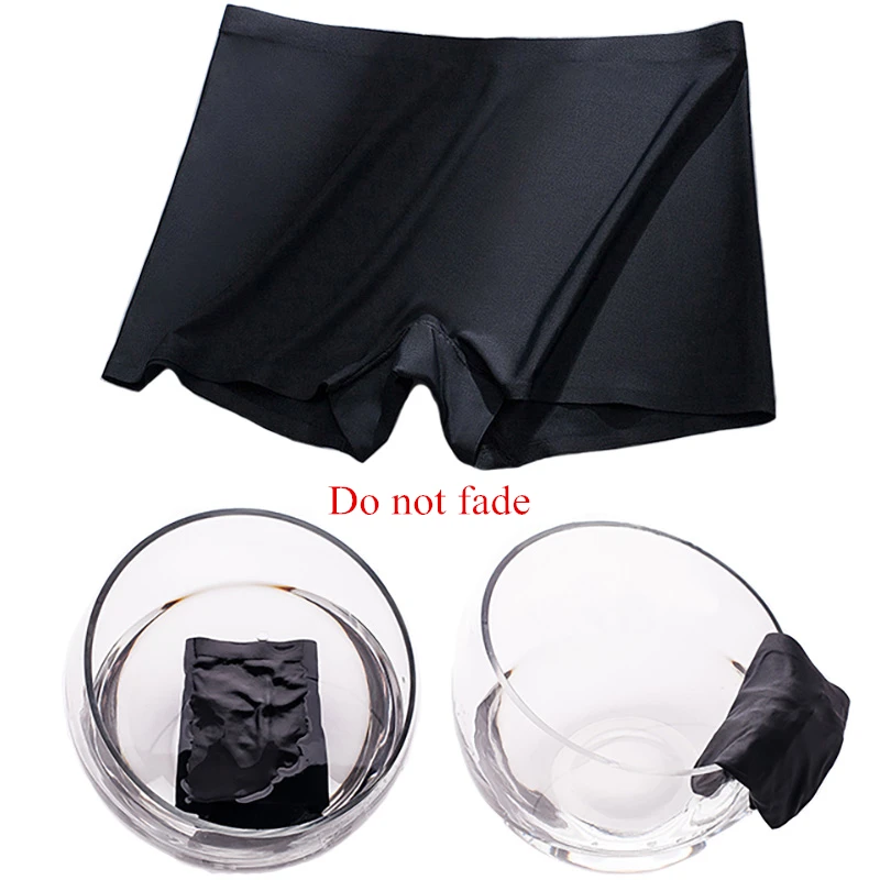 3 Pieces/Pack Women Boyshorts Seamless Female Boxer Ice Silk Ladies Safety Short Pants Mid Waist Summer Breathable Women Boxer