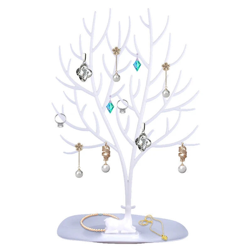 Deer Antler Earring Necklace Ring Pendant Bracelet Holder Hanging Jewelry Display Stand Tree Storage Racks Organizer Tray