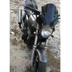Windshield Windscreen Screen For 1997-2006 Kawasaki ZR-7 750 F S ER-5 ER 500 A B C D Twister Headlight Side Mounting Bracket