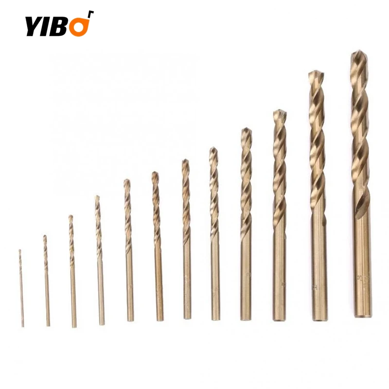 74ชิ้น/เซ็ต M35 40-133มม.ความยาวโลหะไม้เจาะเหล็กความเร็วสูง HSS-CO Twist Drills HSS-CO 1-8Mm เหล็กความเร็วสูง
