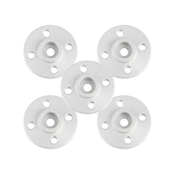 5PCS/10PCS Aluminum Metal 25T Servo Arm Round type Disc Matal Horns For MG995 MG996R MG945 MG995 MG946 Rc Servos ACE Robot Car