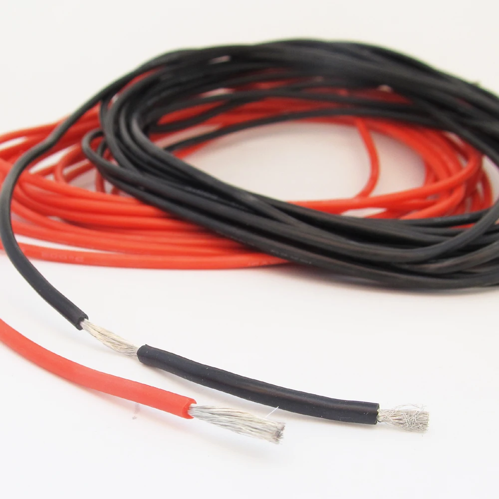 20 Meters/66ft 16AWG Flexible Soft Silicone Wire Brass RC Electronic Cable Red + Black