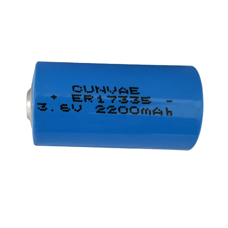 Imagem -02 - Medidor de Fluxo de Gás Medidor de Bateria Medidor de Água Bateria Er17335 17335 Cr123a 2200mah Plc Fonte de Alimentação de Backup de Memória 12 Peças Er17335 3.6v