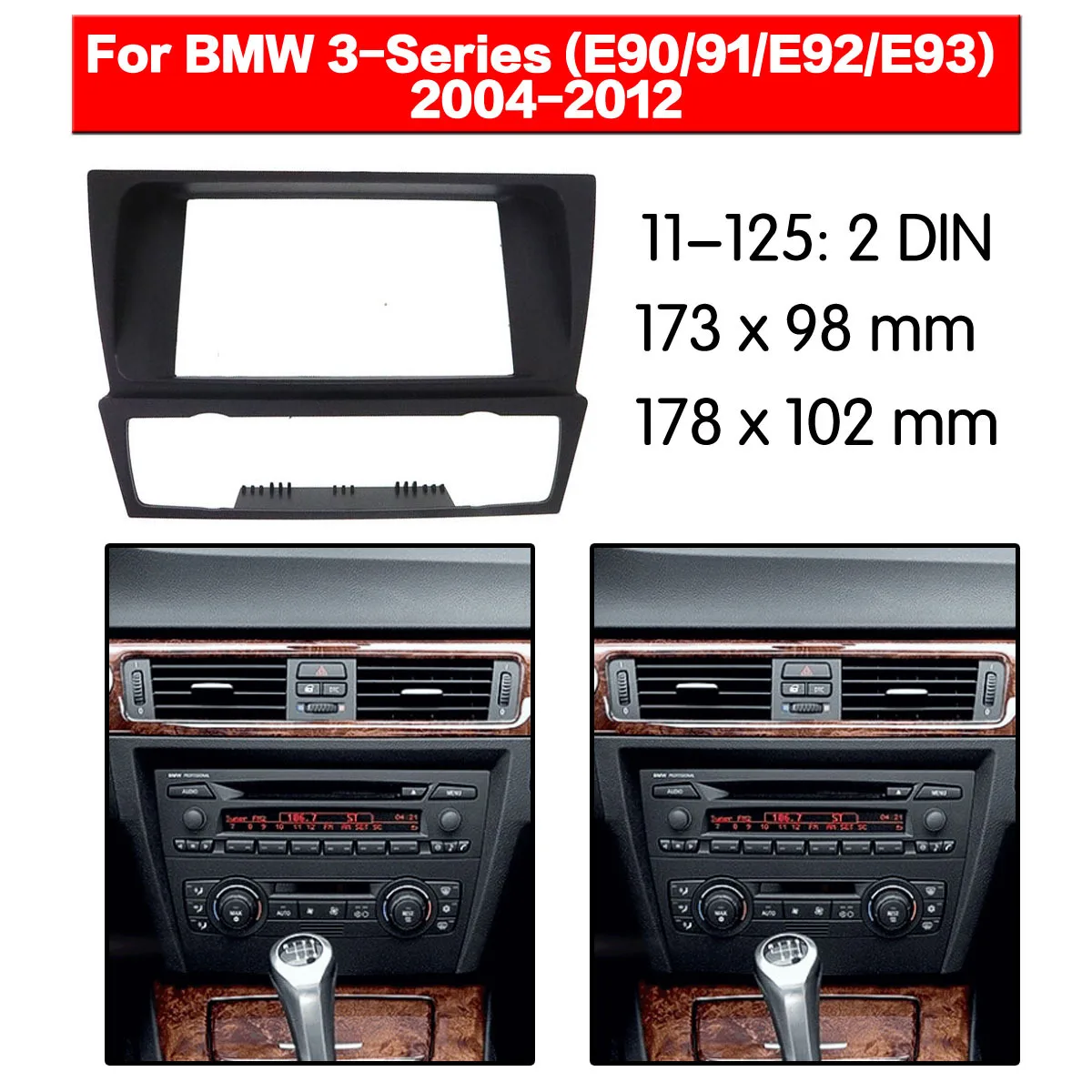 Nowoczesny panel dekoracyjny do wnętrza BMW E92 2011 – kompletna aktualizacja wnętrza bez remontu