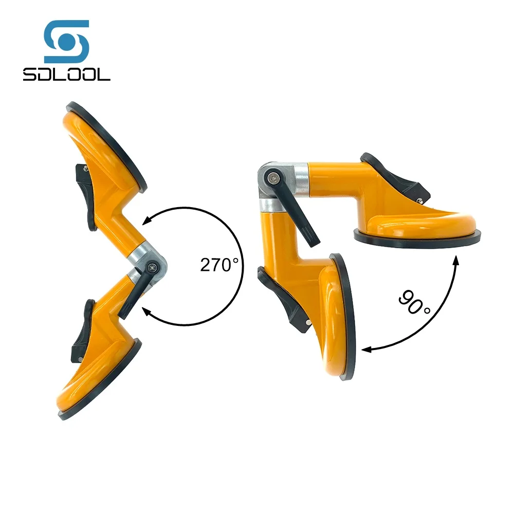 Flexible Glass Splicing Fixer Suction Cup Adjustable Seam Jointing Tool for Marble Granite Glass Tiles
