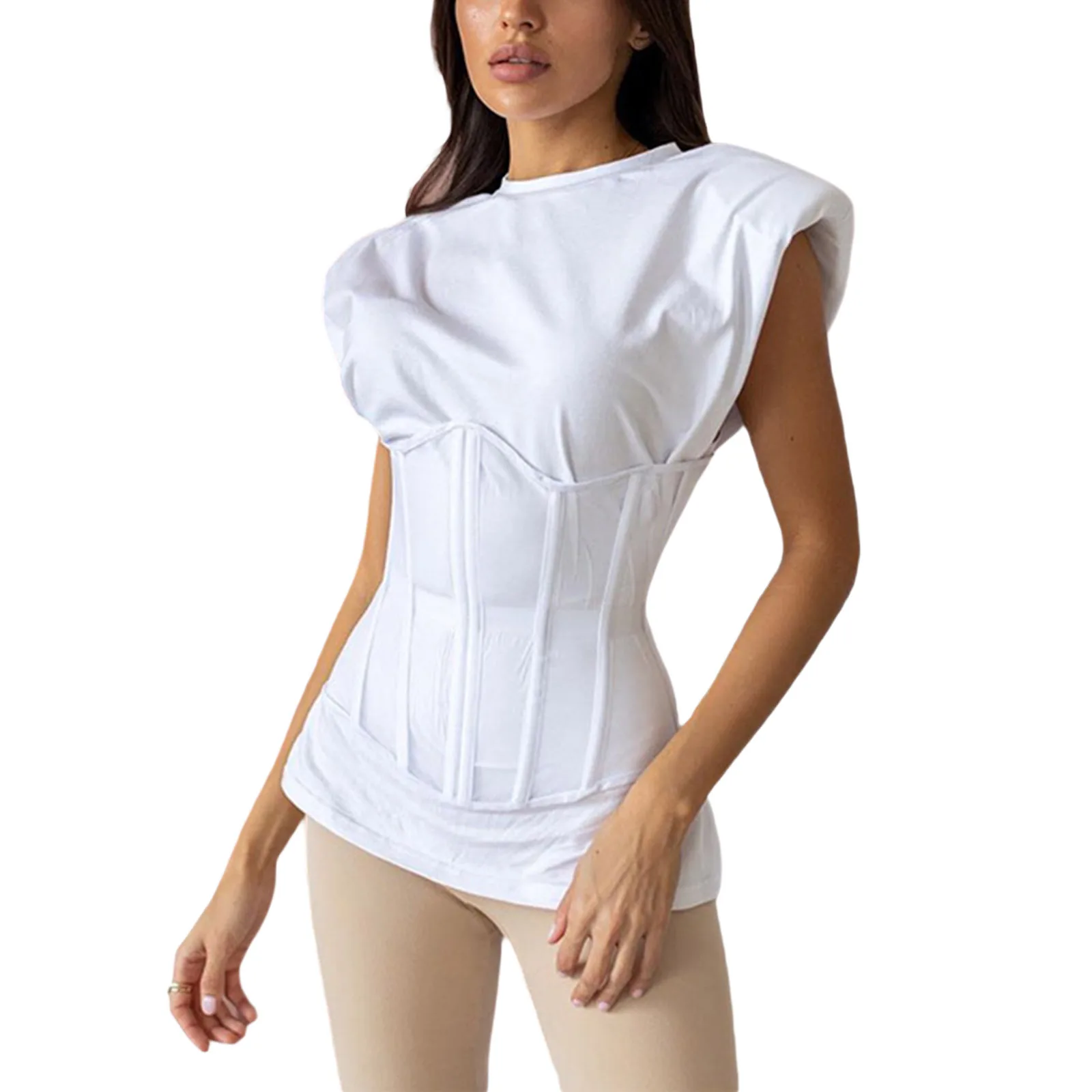 Cinturón de cintura ancha para mujer, corsé de malla, cinturones elásticos, Bodycon, accesorios de ropa