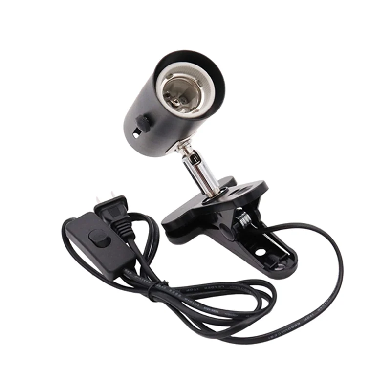 Bombilla de calor UVA para reptiles y tortugas, soporte de luz de calefacción, Clip de 360 grados, lámpara de calor para reptiles, anfibios y aves,
