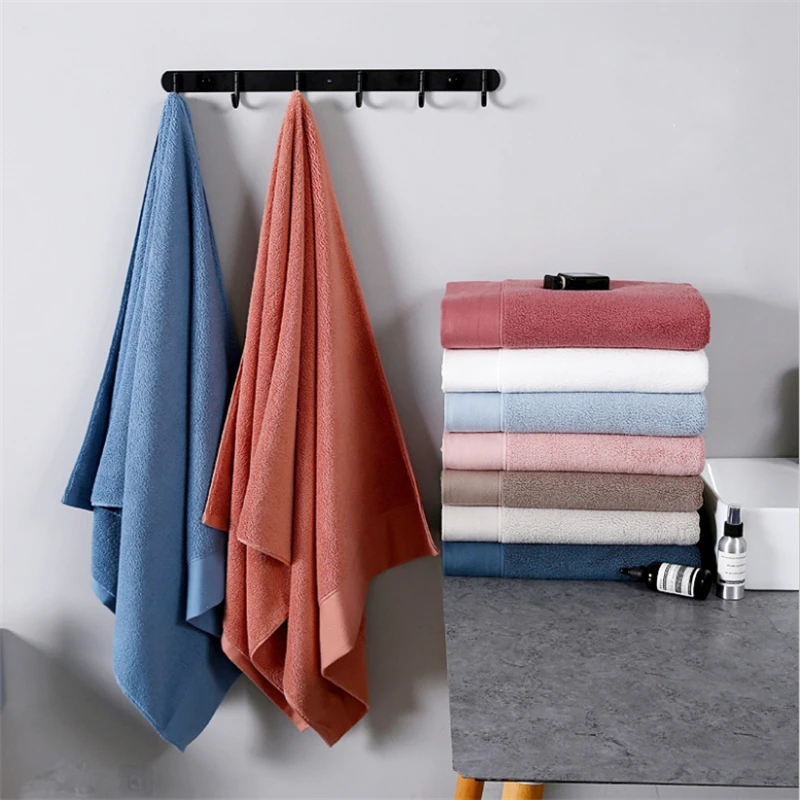 

Pure Cotton Bath Towel Sets Adult Absorbent Bath Towels Solid Color Soft Face Hand Shower Towel For Bathroom Towels