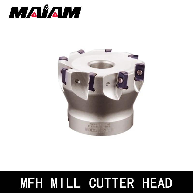 

MFH MFH03R cutter head MFH 03R face mill cutter head LOGU0303ZER LOGU0303 LOGU 03 milling cutter insert 50 63 shock-resistant