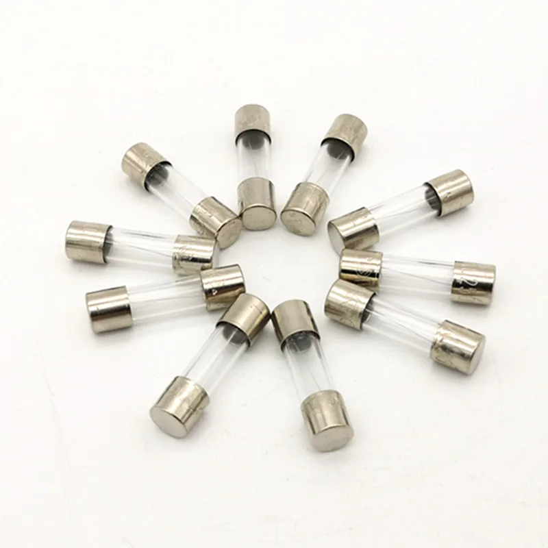 100 Pcs/Lot T8A 250V 5*20mm Slow Blow Glass Tube Fuse,8 Amp.