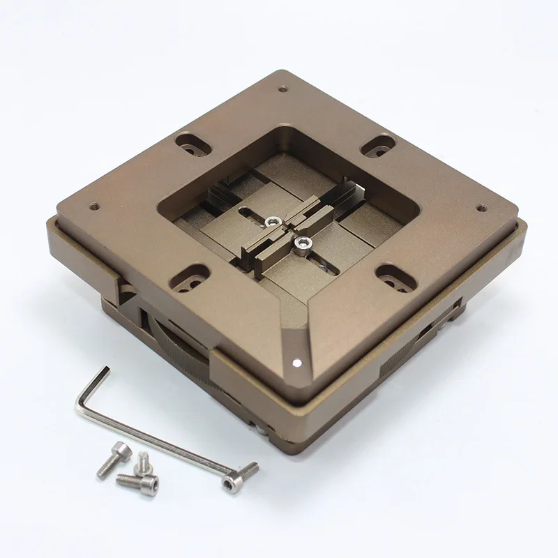 80/90mm liga de alumínio bga grânulo mesa café cor bola estanho titular universal posicionamento automático dispositivo elétrico diagonal
