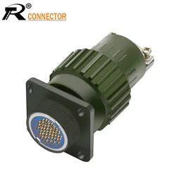 Y36M TJ series 36mm Y36M fast buckle Aviation cable connector plug male & female 50pin 65pin Army green