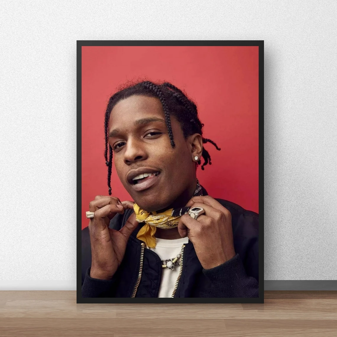 ASAP Rocky Music Star Poster Canvas Art Print Home Decoration Wall Painting ( No Frame )