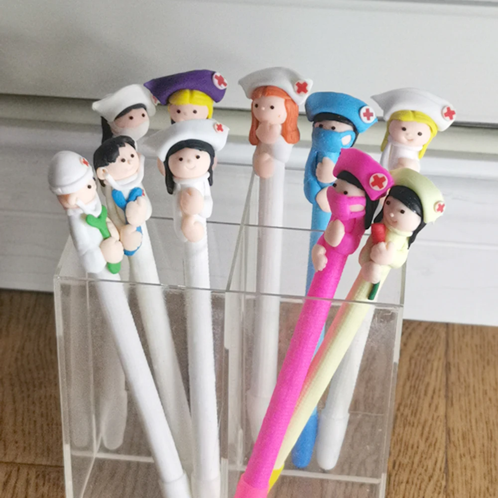 20pcs/lot Cute Medical Ballpoint Pen , Doctor and Nurse series ball pen as Writing Stationery