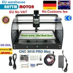 Eu Gratis Btw Mini Laser Graveermachine Cnc 3018 Pro Max Laser Graveur Diy Hobby Snijgereedschap ER11 Grbl Voor hout Pcb Pvc Mini