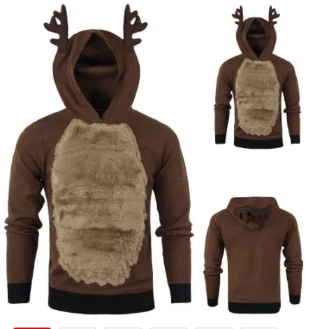 Men christmas Sweater Main Product Men Elk Cosplay Sweaters Cool Boy Worth Having Sweter Hot Selling Fashion Christmas clothes