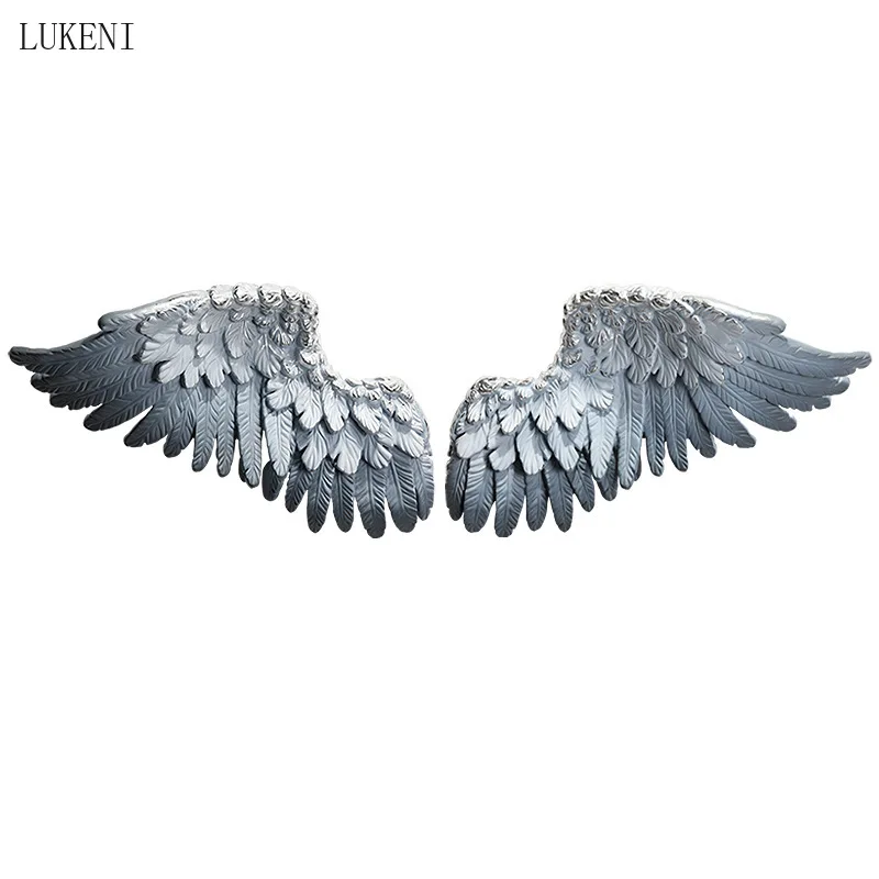 Light Luxury Feather Feather Wings Wall Hanging Living Room Sofa Background Wall Wall Decoration Pendant Hotel Bedroom Ornaments