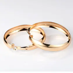 Statement Big Metal Hoop Earrings Women Fashion Jewelry Creole Wide Mirro Circle Chandelier Earring Rings Hoops Birthday Gift