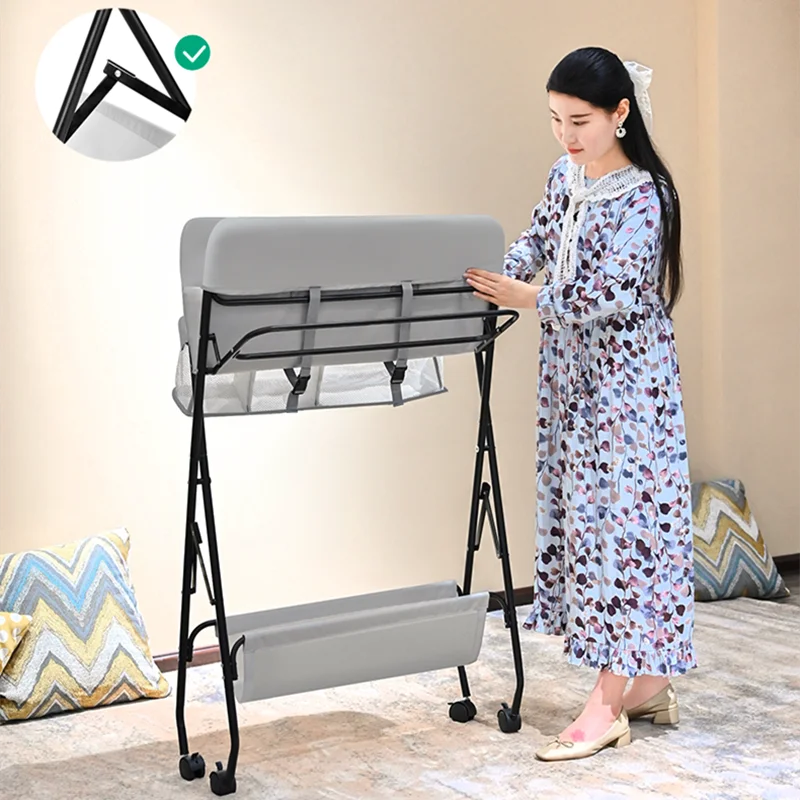 Multifunctional Baby Changing Station Foldable Newborn Diaper Changing Station Safety Nursing Station Baby Mat