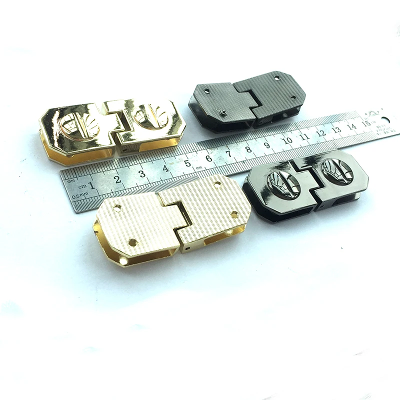 Gold Gunmetal Bag Anchor Strap Clasp Bag Accessories Connector Anchor Buckles With Screws Hanger hooks, Strap connectors
