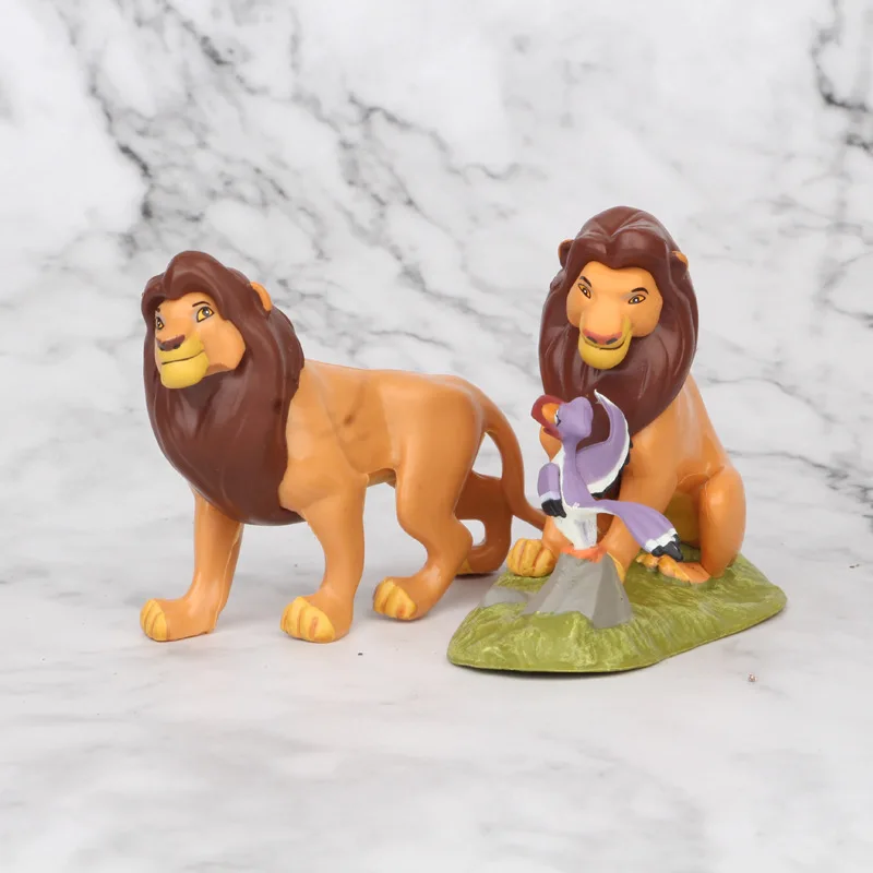 9pcs/set Cartoon Anime Lion King Animal Timon Loin Simba Pig Pumbaa Action Figure Toys