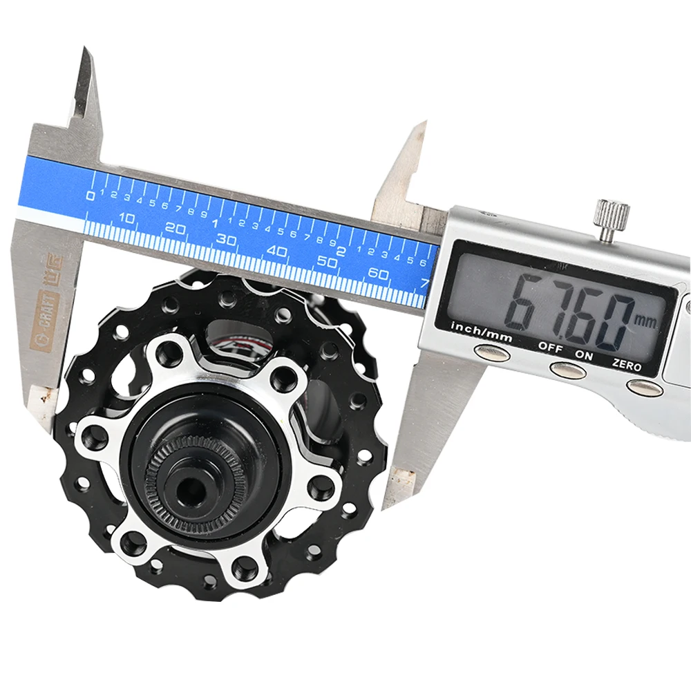 ARC 006 MTB Fahrradnabensatz Vorne Hinten 28/32/36H 120 Klicks 2+4 Gedichtete Lager HG 8-12S Scheibenbremse Schnellspanner – Detail 20