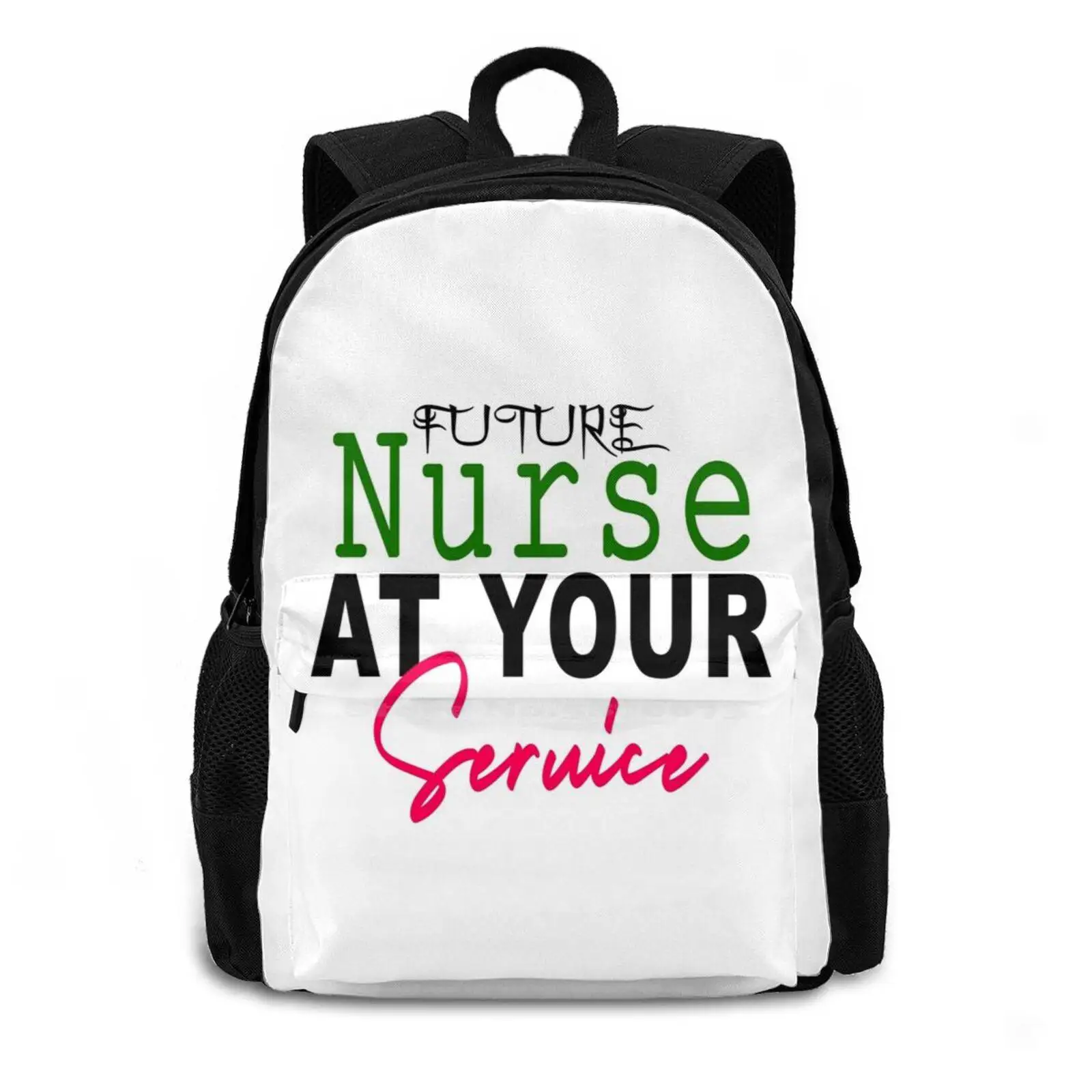 Future Nurse At Your Seruice School Bags For Teenage Girls Laptop Travel Bags Future Nurse At Your Seruice Sleep All The Day