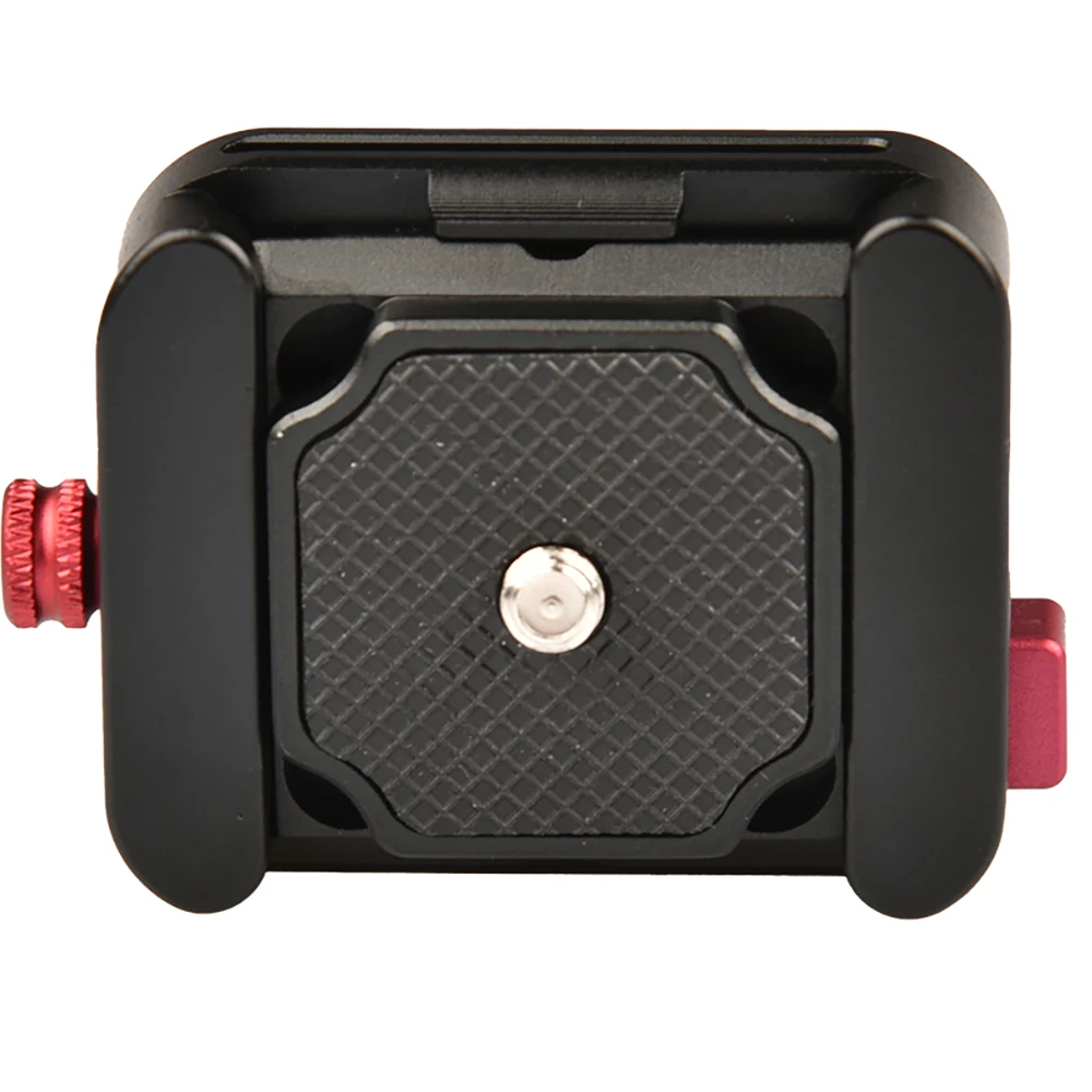 FOTGA-Adaptateur de pince autobloquant, plaque à dégagement rapide, support à vis 1/4 "pour trépied, monopodes