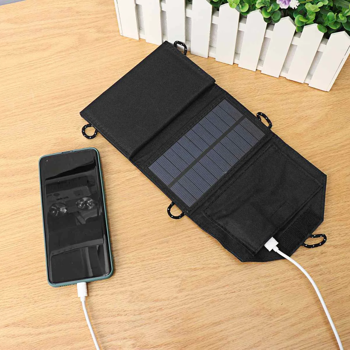 80W Foldable Solar Panel Solar Kit Complete Cell Power Bank Solar Plate  For Hiking Camping Outdoor Mobile Power Battery Charger