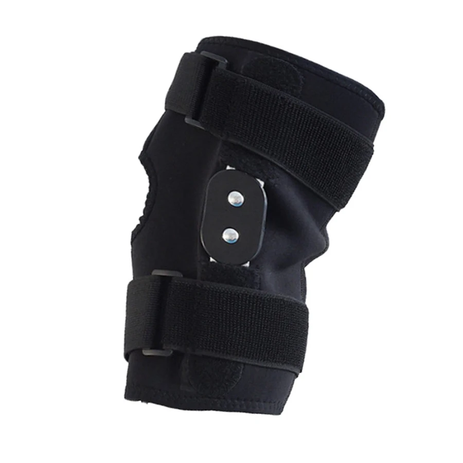 Adjustable Breathable Knee Brace Orthopedic Stabilizer Knee pads Support Guard with Inner Flexible Hinge Sports Knee Pads