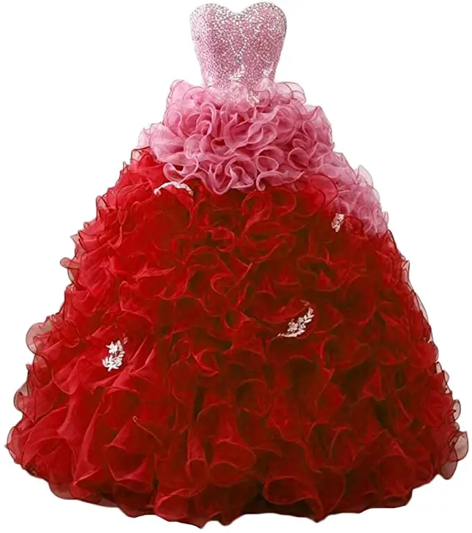 Gardlilac 2021 Đính Hạt Người Yêu Bầu Quinceanera Đầm Dài Dạ Hội Đồ Bầu Sweet 16 Áo