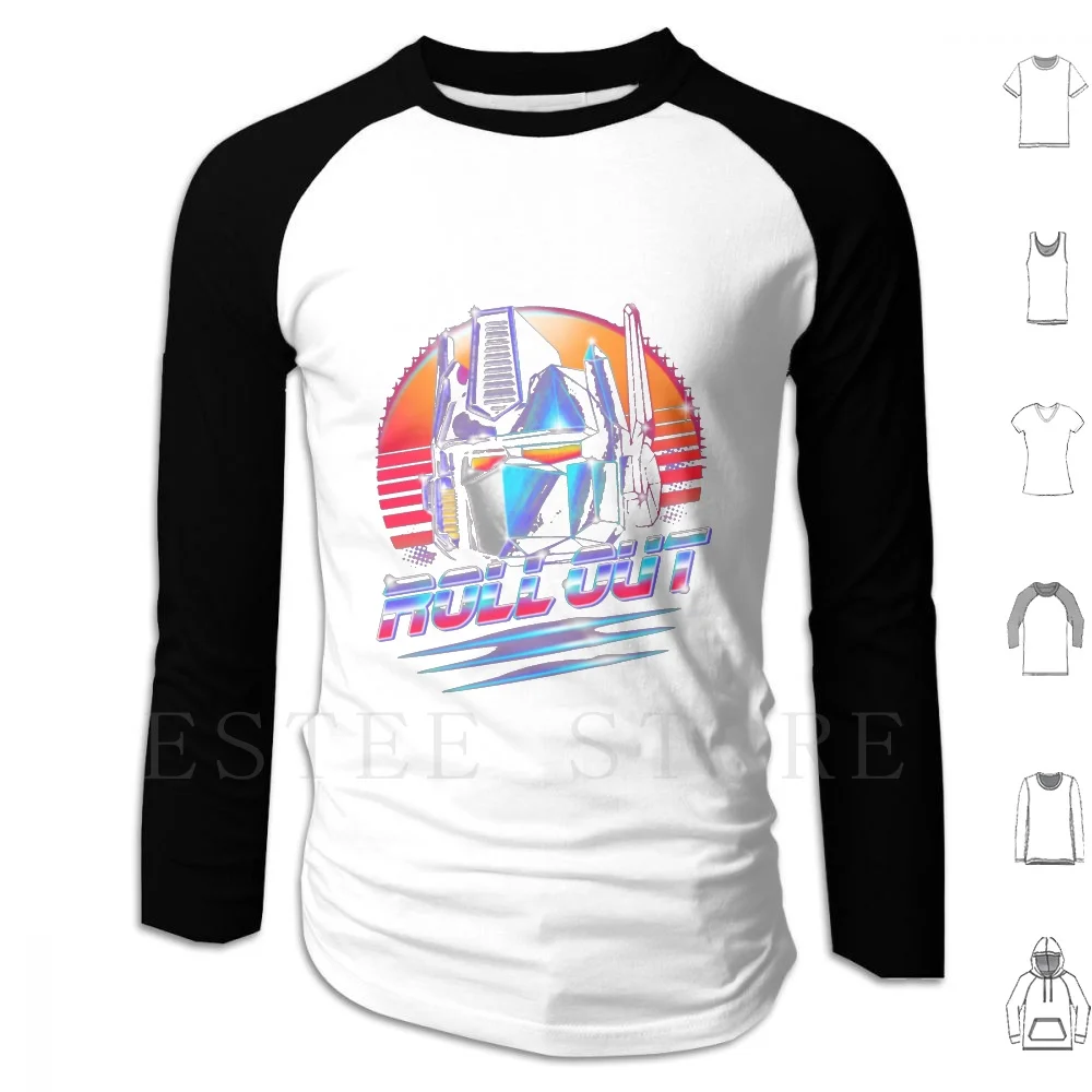 Roll Out Hoodies Long Sleeve Movie Movies Robot Robots Roll Out Roll Out Womens Kids Films Tv In English