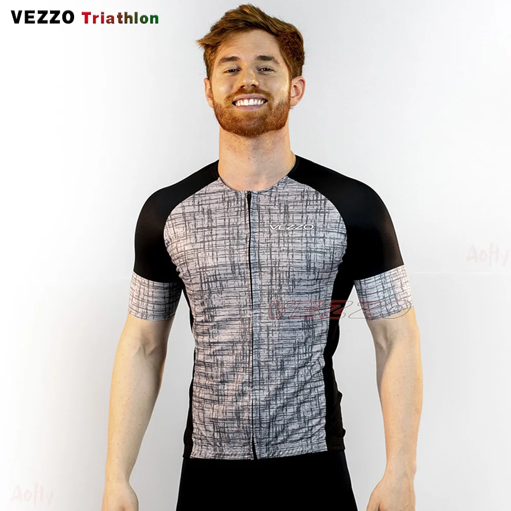 Grey High Quality Cycling Jersey Men's Summer Team Ciclismo Clothing Mountain Bike Wear-Resistant Mesh Breathable Short Sleeves