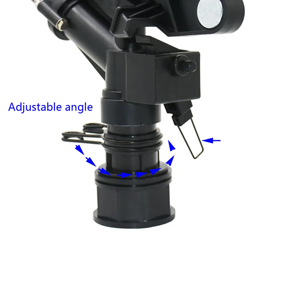 Female 1.5 Inch Thread Rotating Sprinkler Farm Large Rocker Nozzle 360 Degree Adjustable Nozzl
