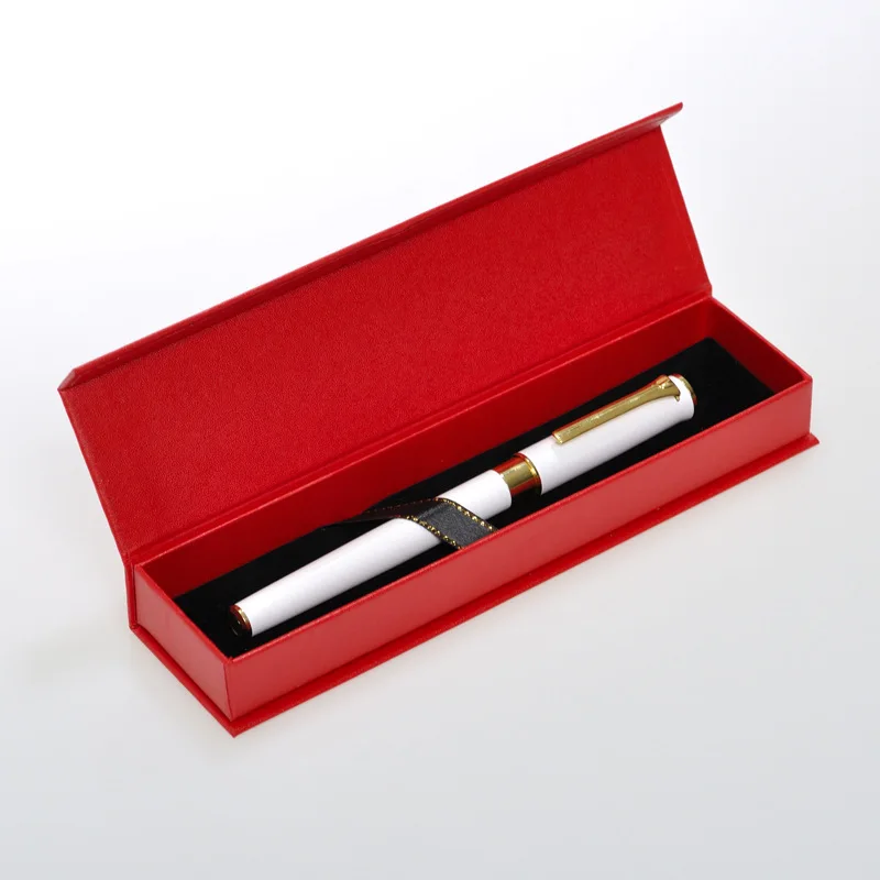 200Pcs/Lot Red Black Office Pen Display Packaging Boxes blank Gift Jewelry Packaging Box Pen Packing Box paper Case Wholesale